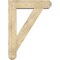 Ekena Millwork Traditional Craftsman Rough Sawn Bracket w/ Offset Brace, Douglas Fir, 8"W x 32"D x 44"H BKT0806X32X44TRA04RDF - alternate 3